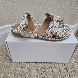 New girl floral sandals